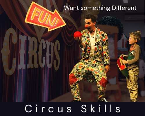 Circus Skills workshop with Chris Maynes world of magic
